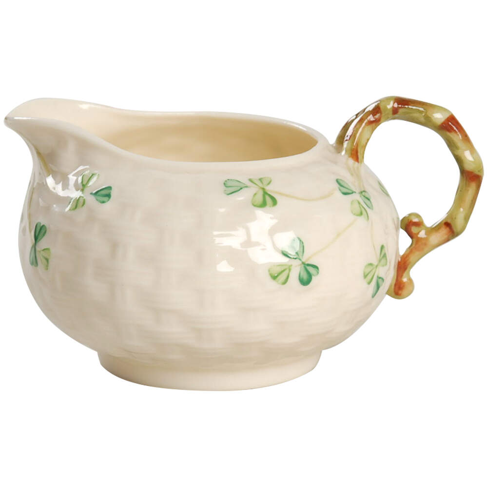 Shamrock Creamer by Belleek Pottery (Ireland)-1