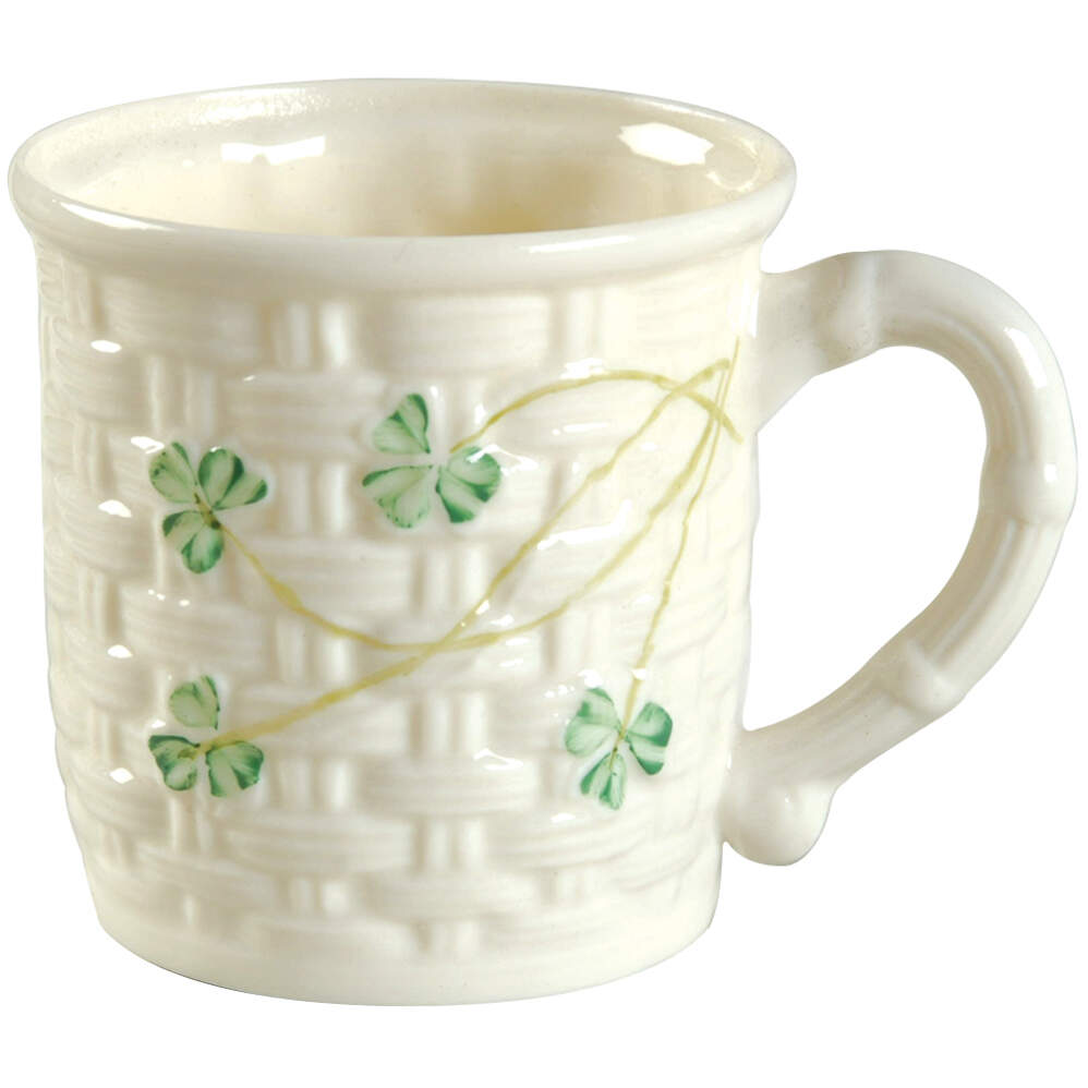 Shamrock Child's Mug by Belleek Pottery (Ireland)-1