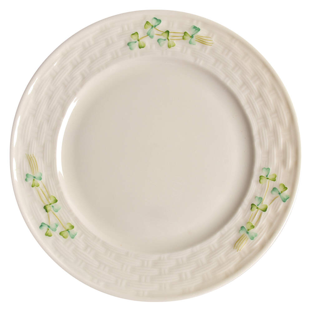 Shamrock Salad Plate by Belleek Pottery (Ireland)-1