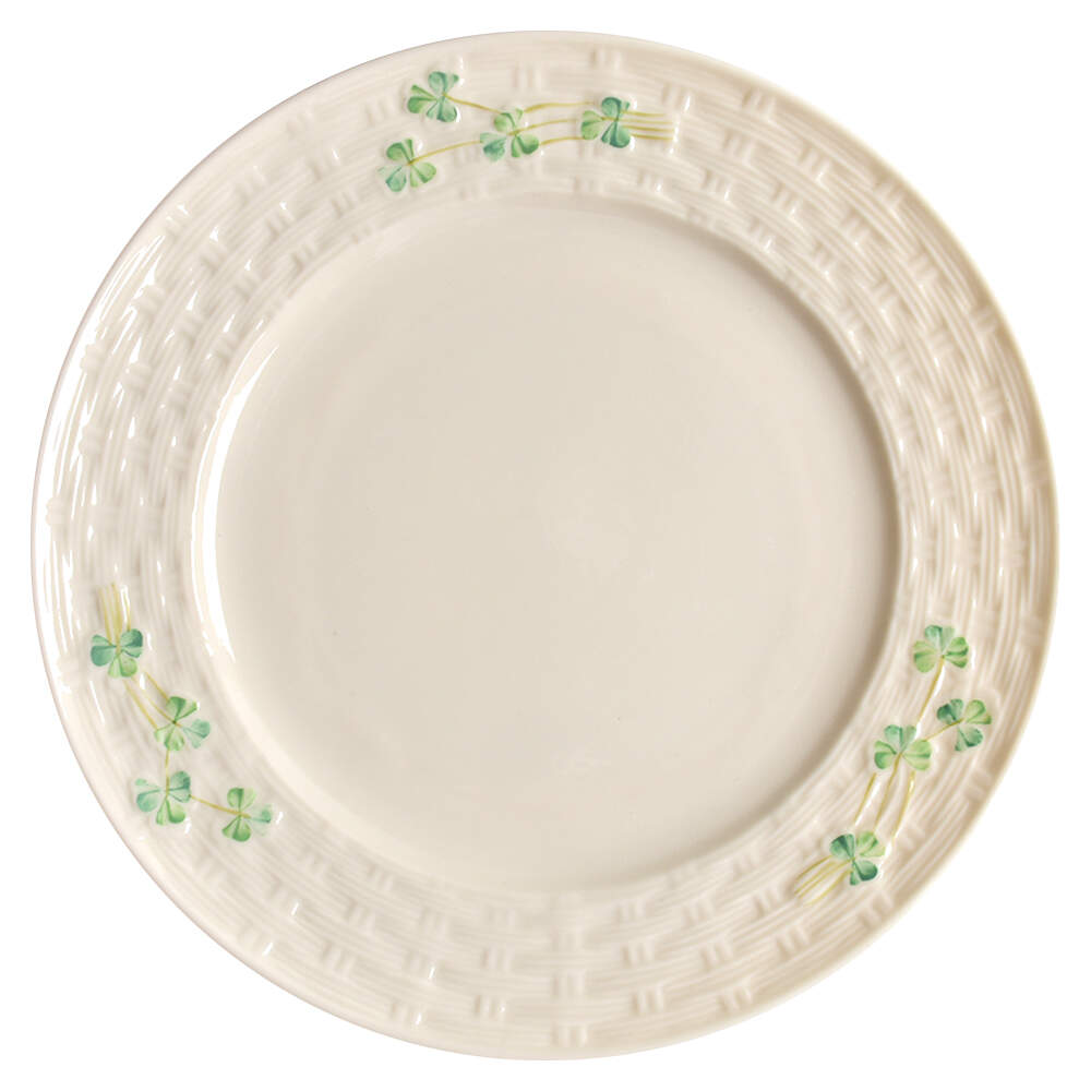 Shamrock Salad Plate by Belleek Pottery (Ireland)-1
