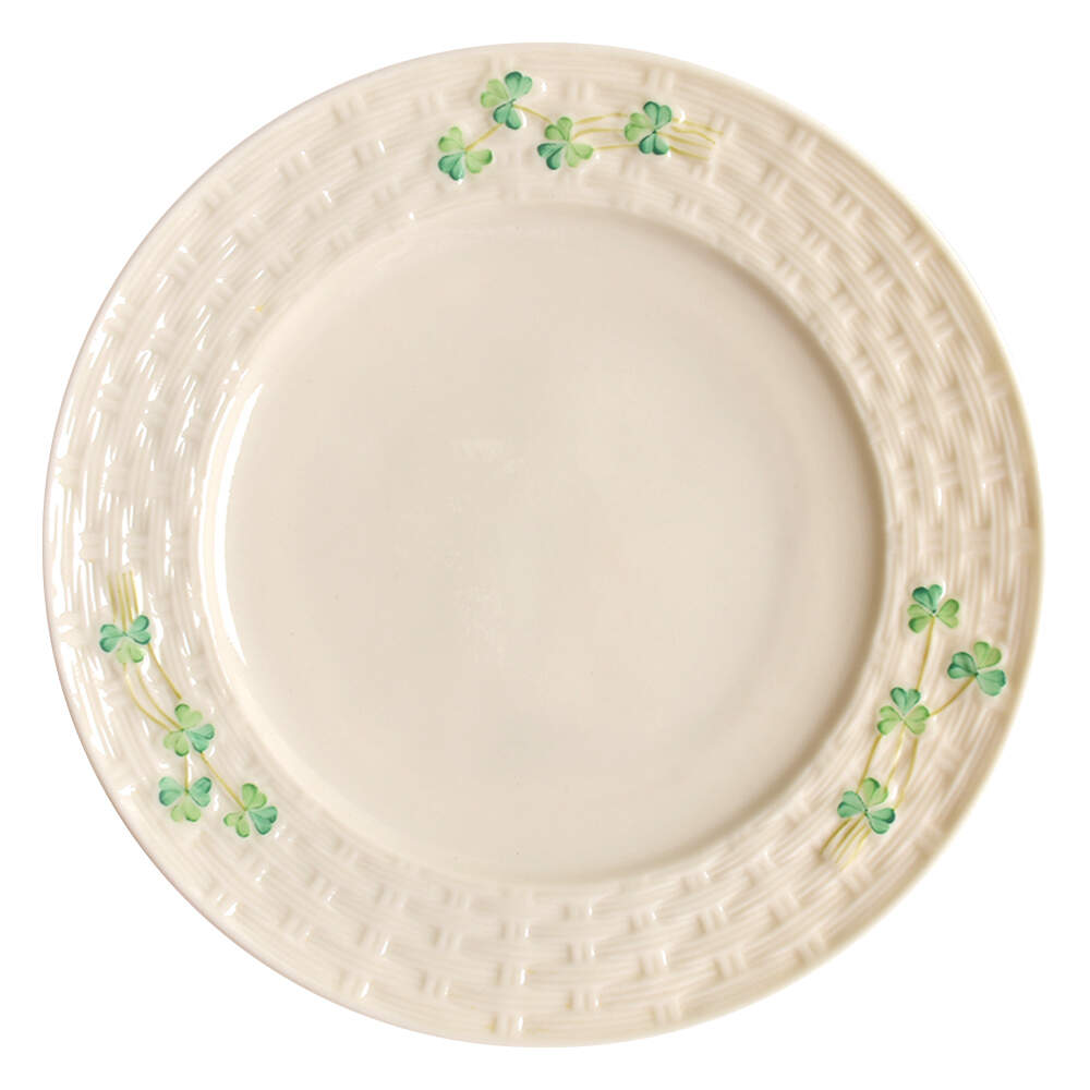 Shamrock Salad Plate by Belleek Pottery (Ireland)-1