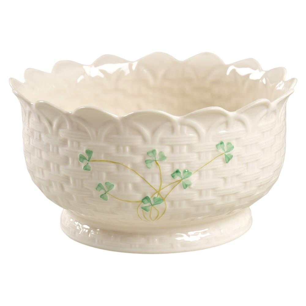 Shamrock Kylemore Bowl by Belleek Pottery (Ireland)-1