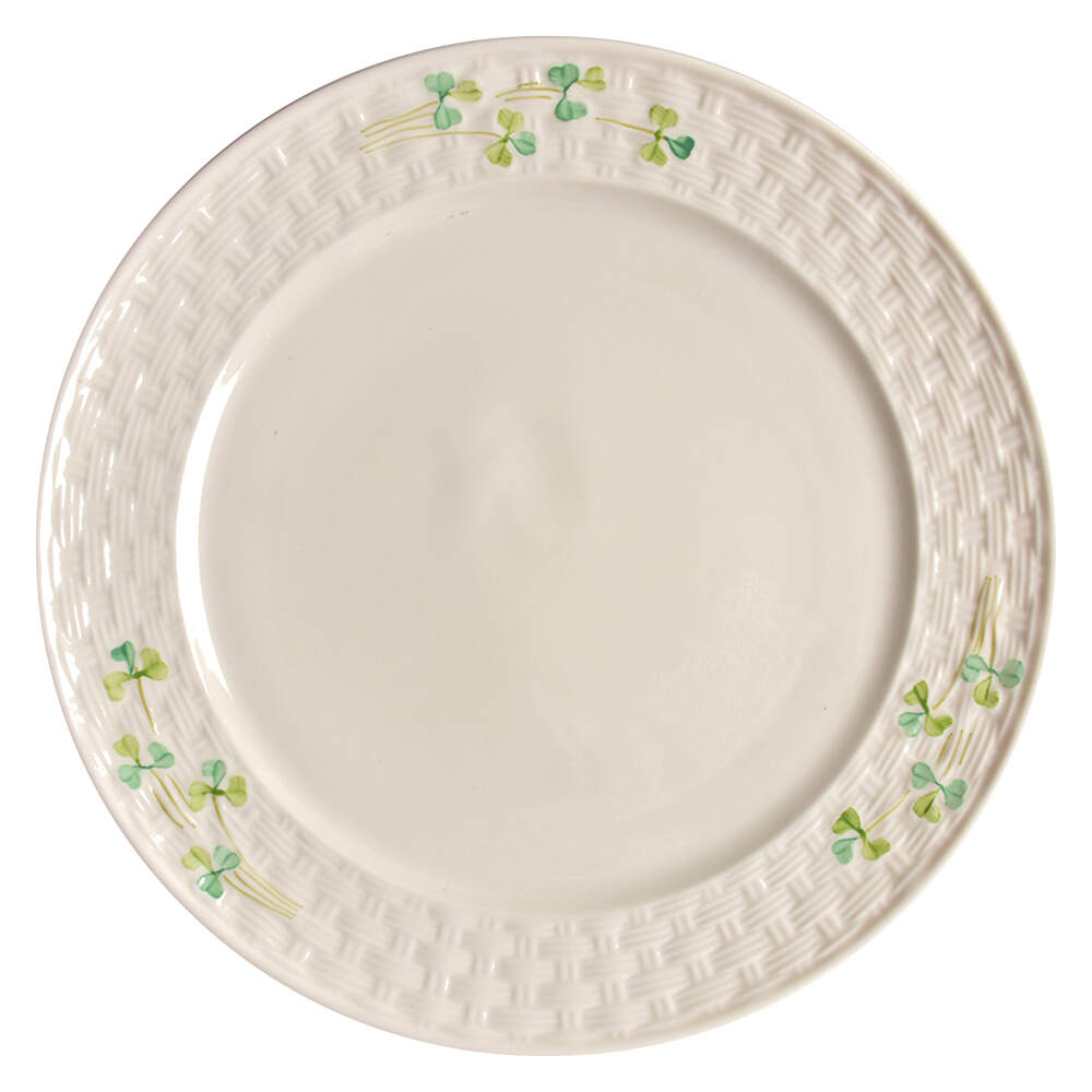 Shamrock Dinner Plate by Belleek Pottery (Ireland)-1
