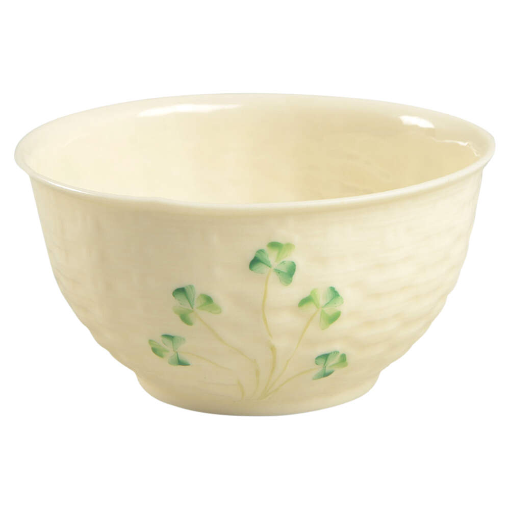 Shamrock Coupe Cereal Bowl by Belleek Pottery (Ireland)-1