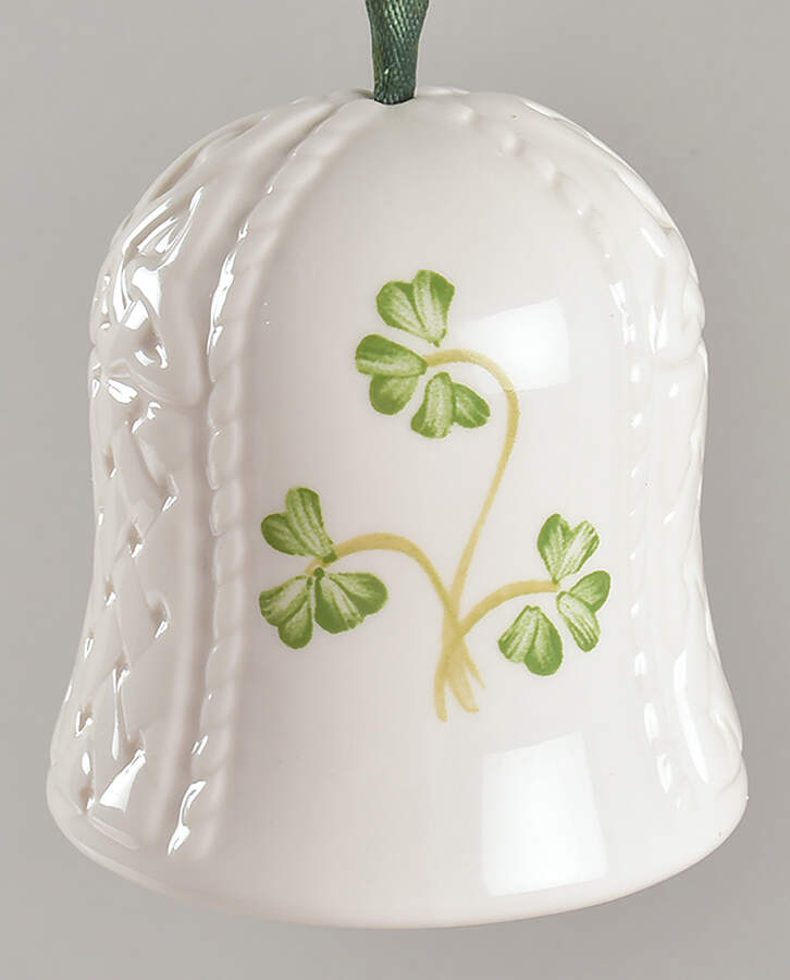 Belleek Christmas Bell Trinity Knot Bell - Boxed by Belleek Pottery (Ireland)-1