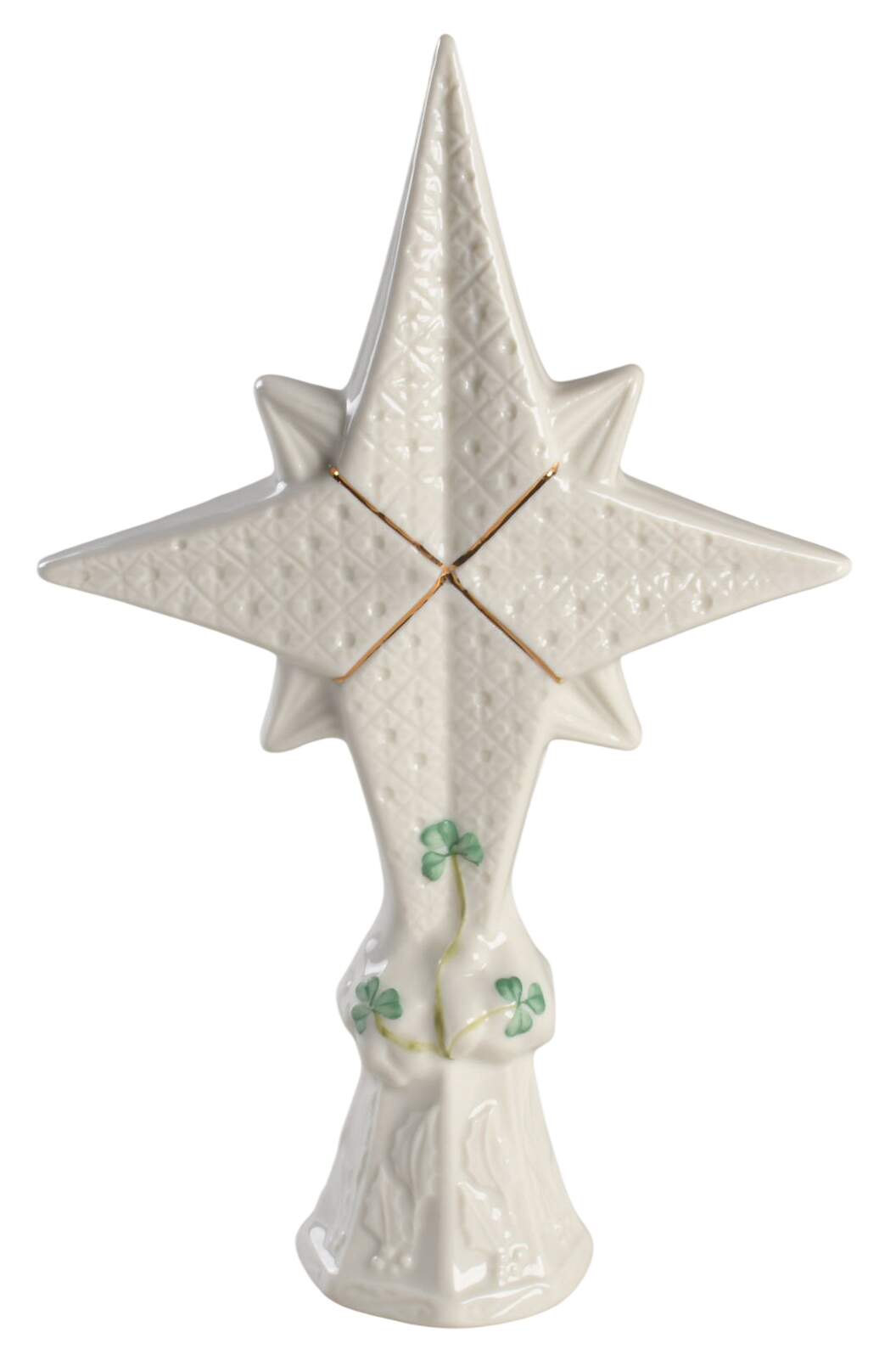 Shamrock Tree Topper by Belleek Pottery (Ireland)-1