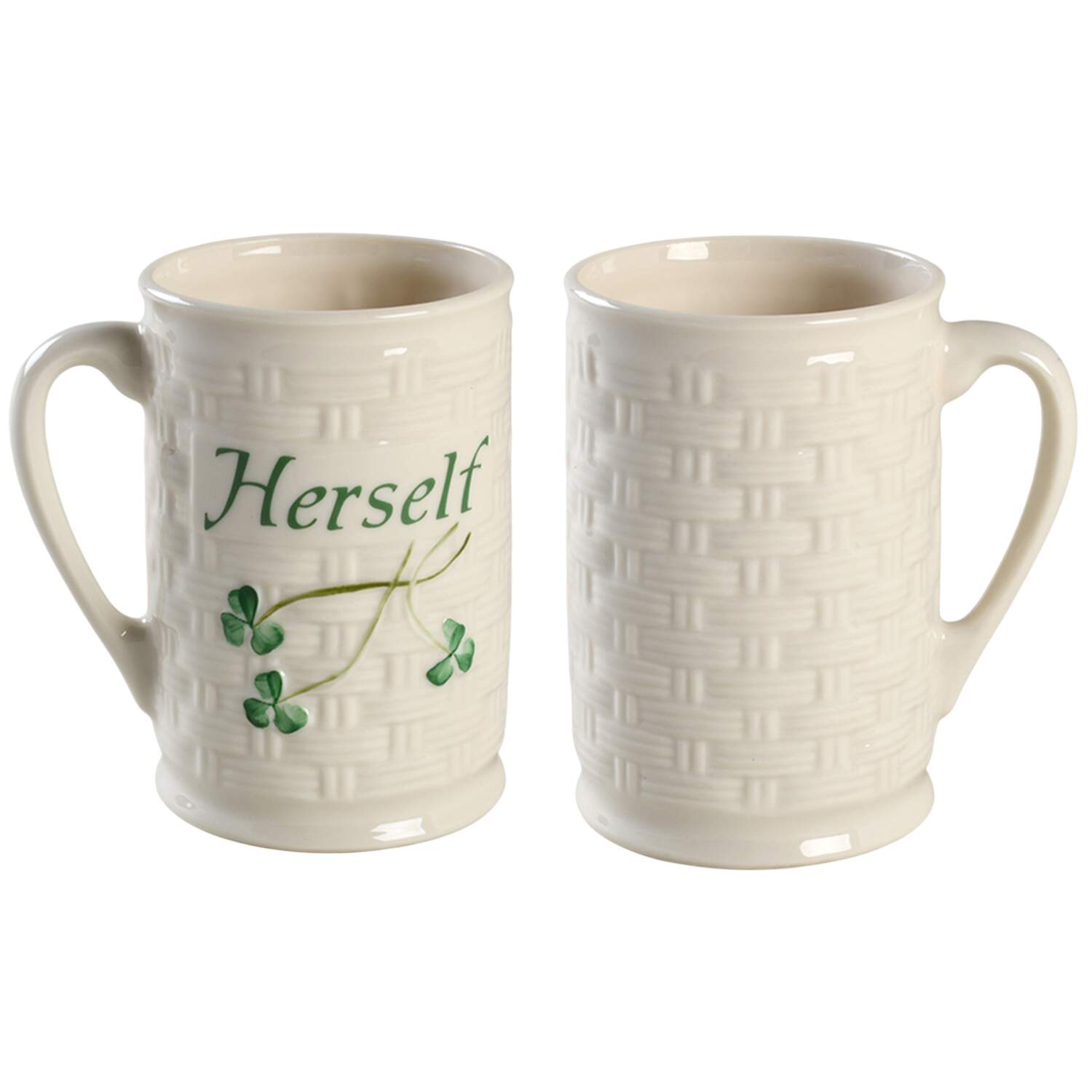 Shamrock Mug by Belleek Pottery (Ireland)-1