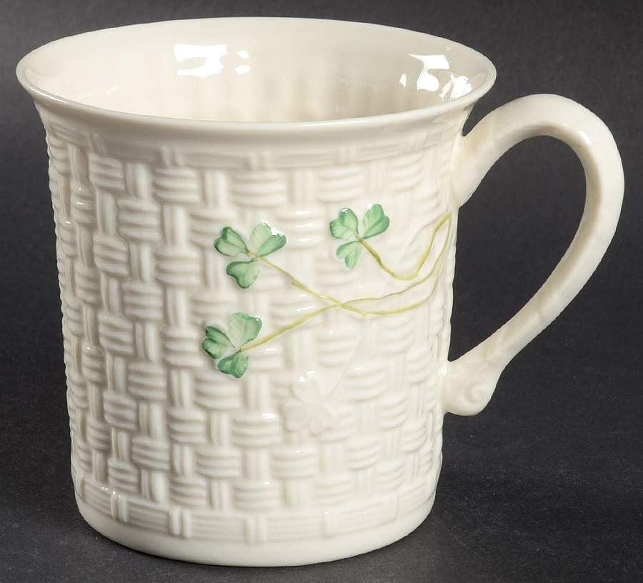 Shamrock Mug by Belleek Pottery (Ireland)-1