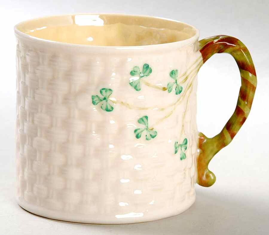 Shamrock Mug by Belleek Pottery (Ireland)-1