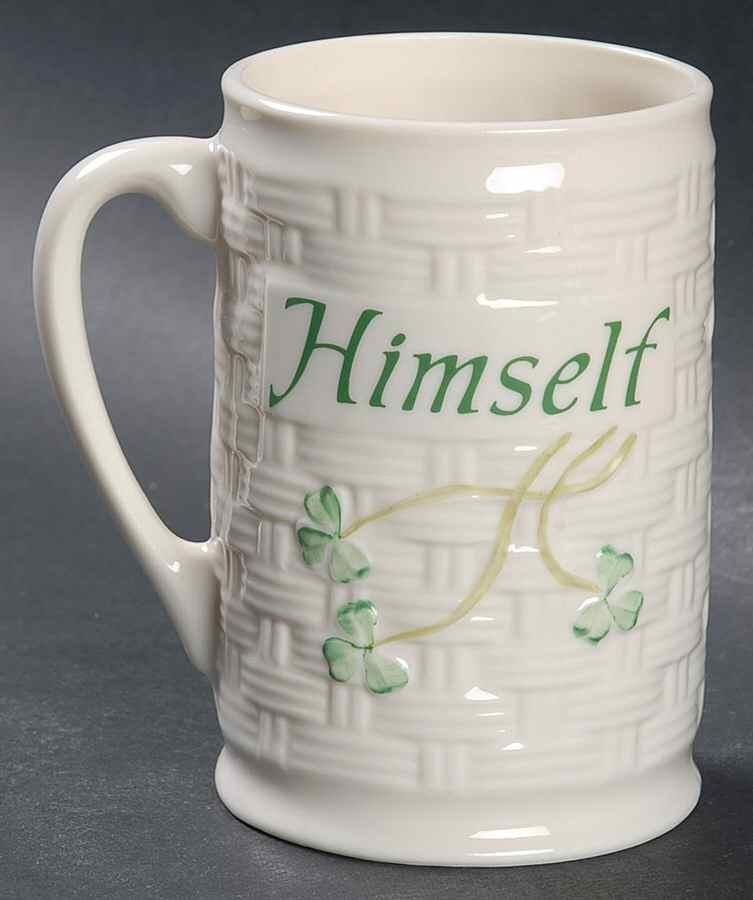 Shamrock Mug by Belleek Pottery (Ireland)-1