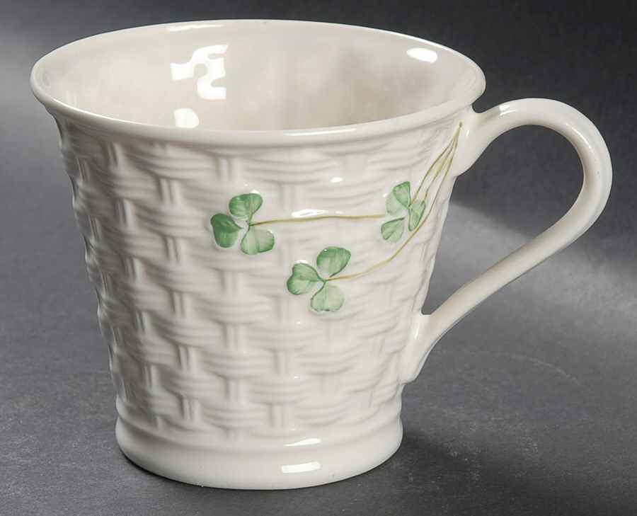 Shamrock Mug by Belleek Pottery (Ireland)-1