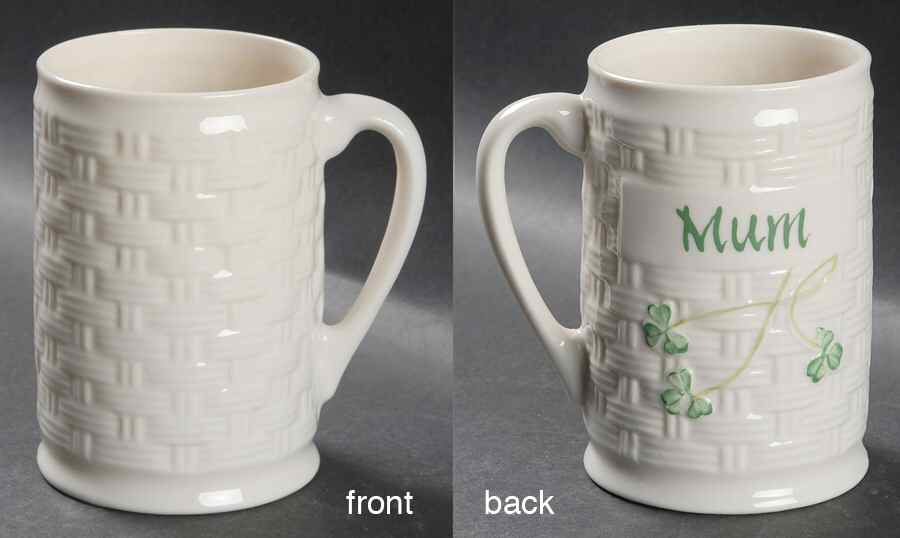 Shamrock Mug by Belleek Pottery (Ireland)-1