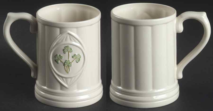 Shamrock Tankard by Belleek Pottery (Ireland)-1
