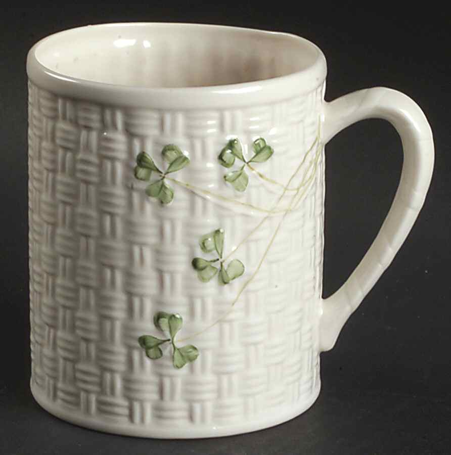 Shamrock Mug by Belleek Pottery (Ireland)-1