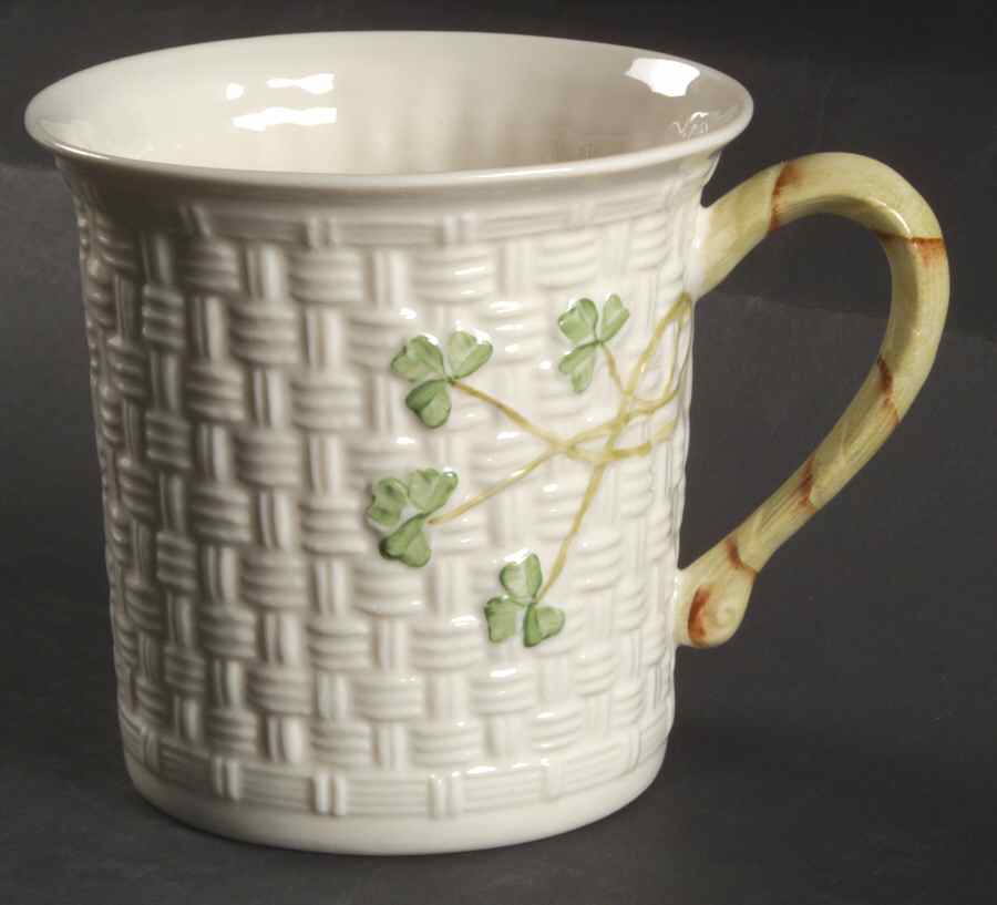 Shamrock Mug by Belleek Pottery (Ireland)-1