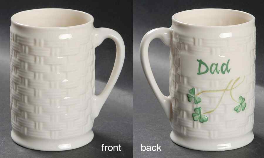 Shamrock Mug by Belleek Pottery (Ireland)-1