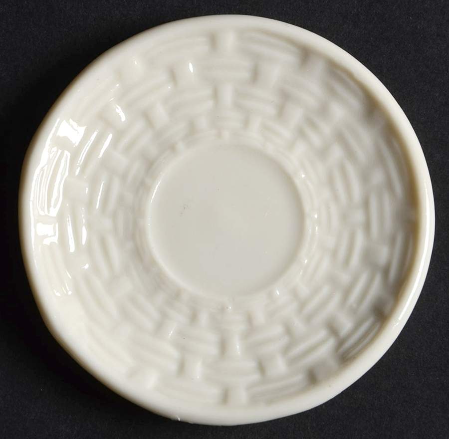 Shamrock Miniature Saucer by Belleek Pottery (Ireland)-1