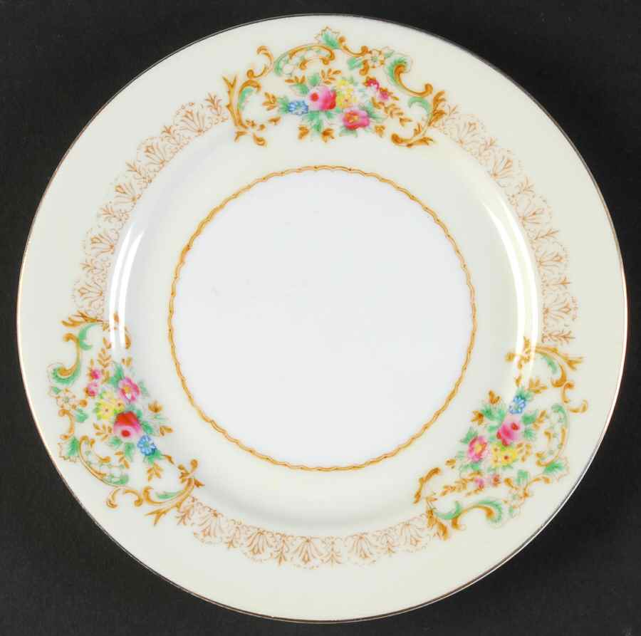 Orleans Bread & Butter Plate by Black Towers-1