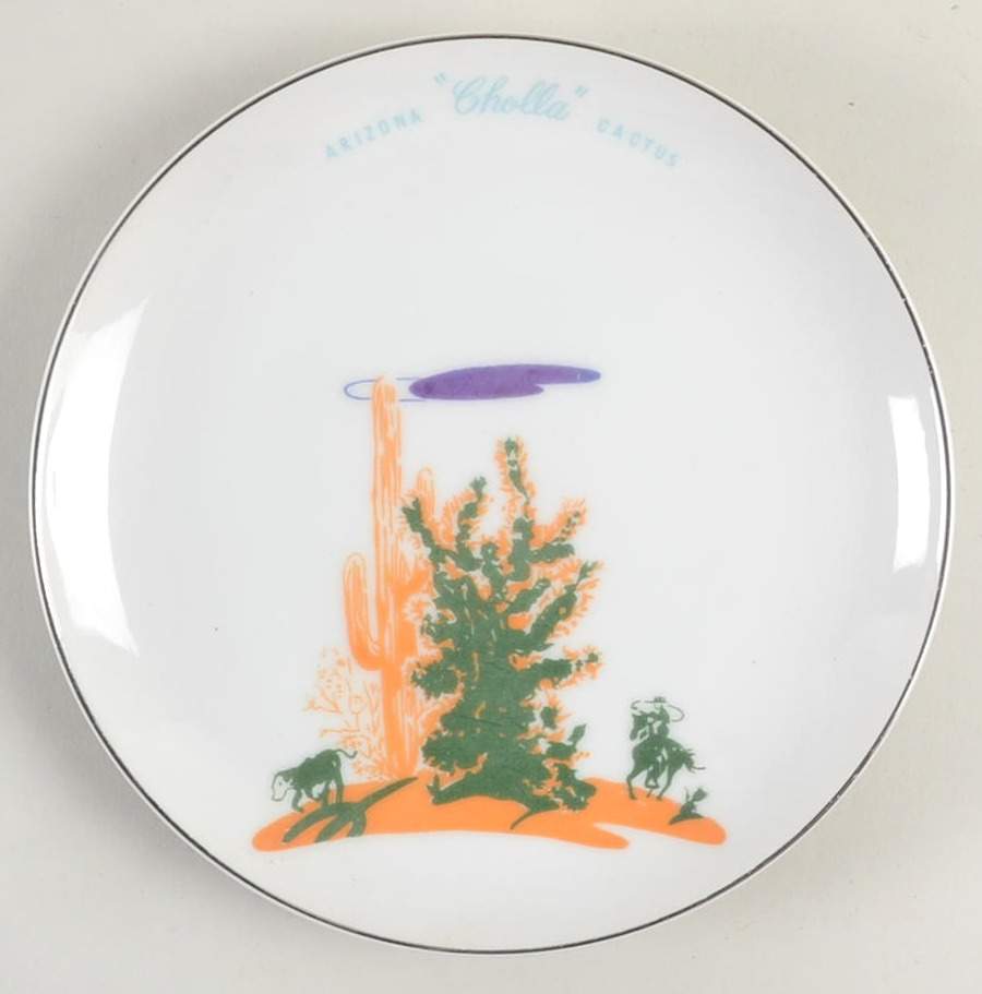 Arizona Cactus Bread & Butter Plate by Blakely-1