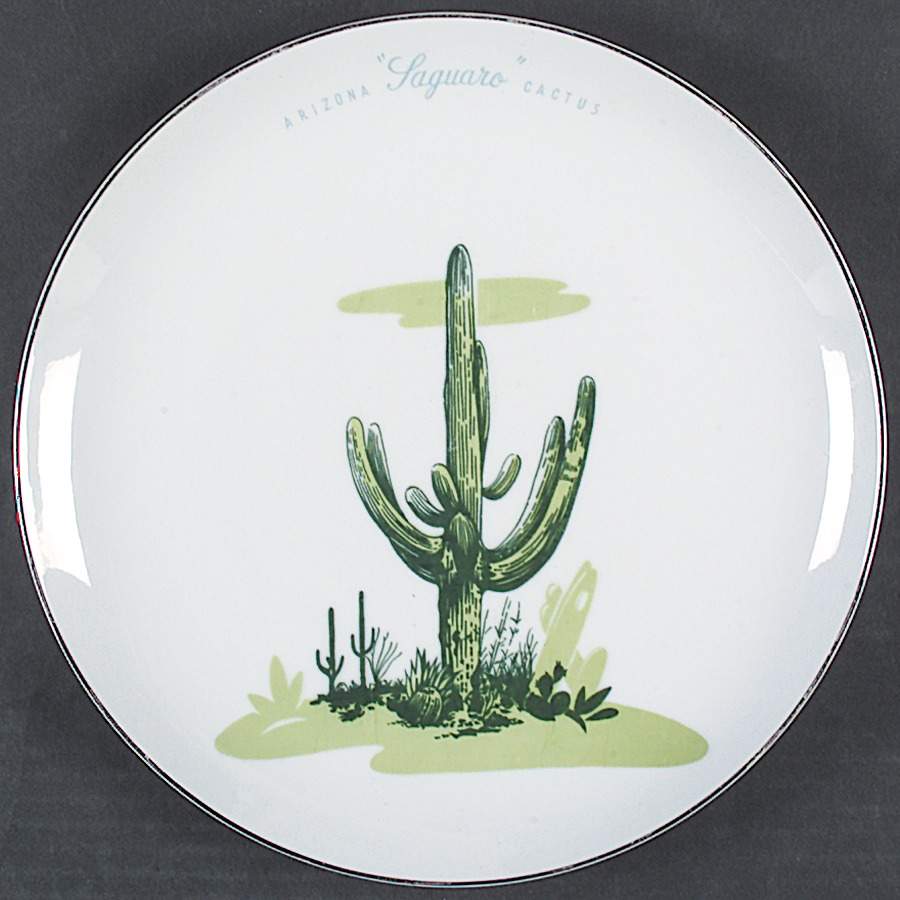 Arizona Cactus Dinner Plate by Blakely-1