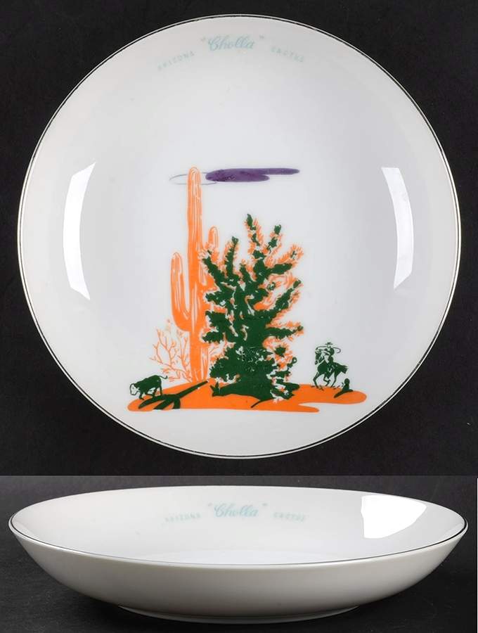 Arizona Cactus Coupe Soup Bowl by Blakely-1