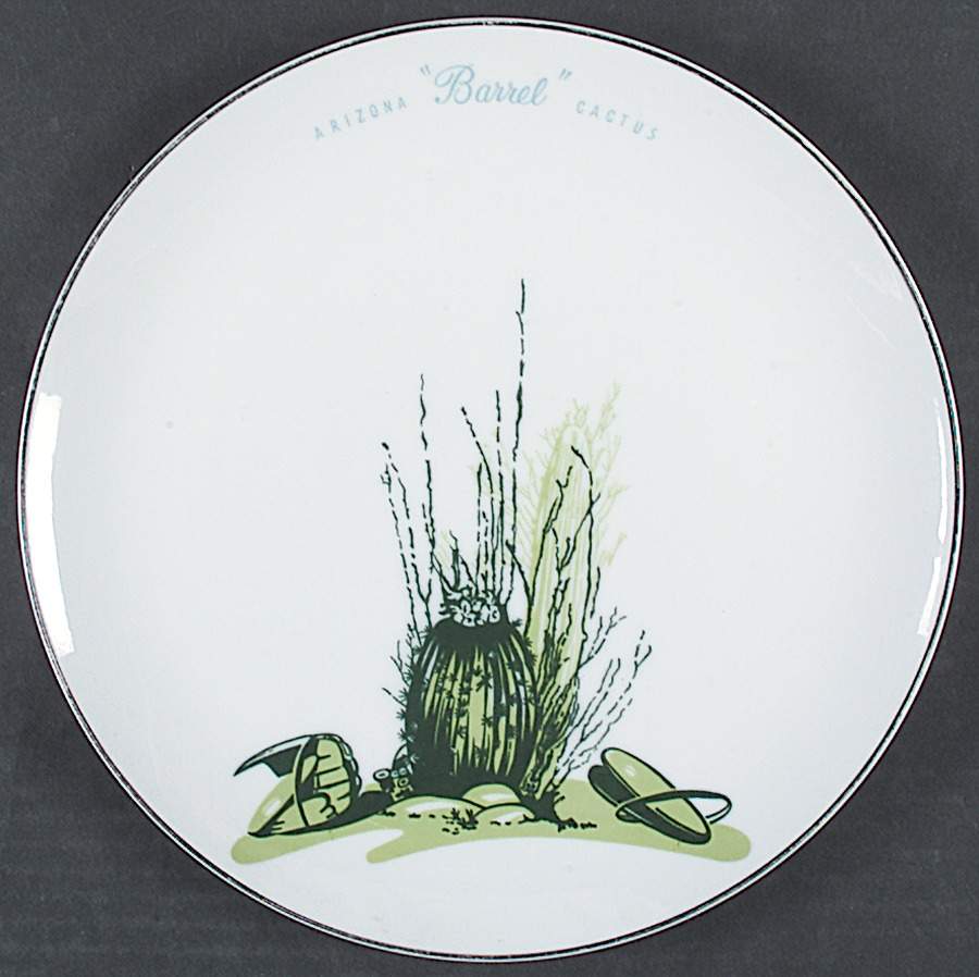 Arizona Cactus Dinner Plate by Blakely-1