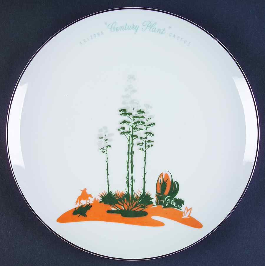 Arizona Cactus Dinner Plate by Blakely-1