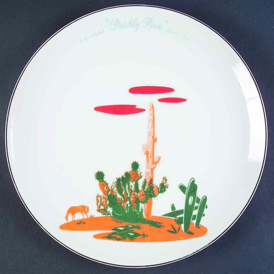 Arizona Cactus Dinner Plate by Blakely-1