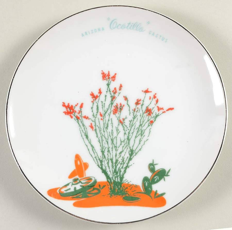 Arizona Cactus Bread & Butter Plate by Blakely-1