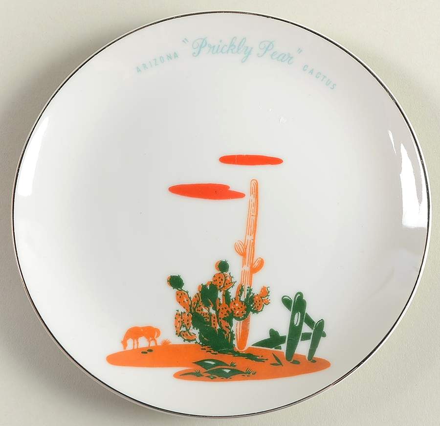 Arizona Cactus Bread & Butter Plate by Blakely-1