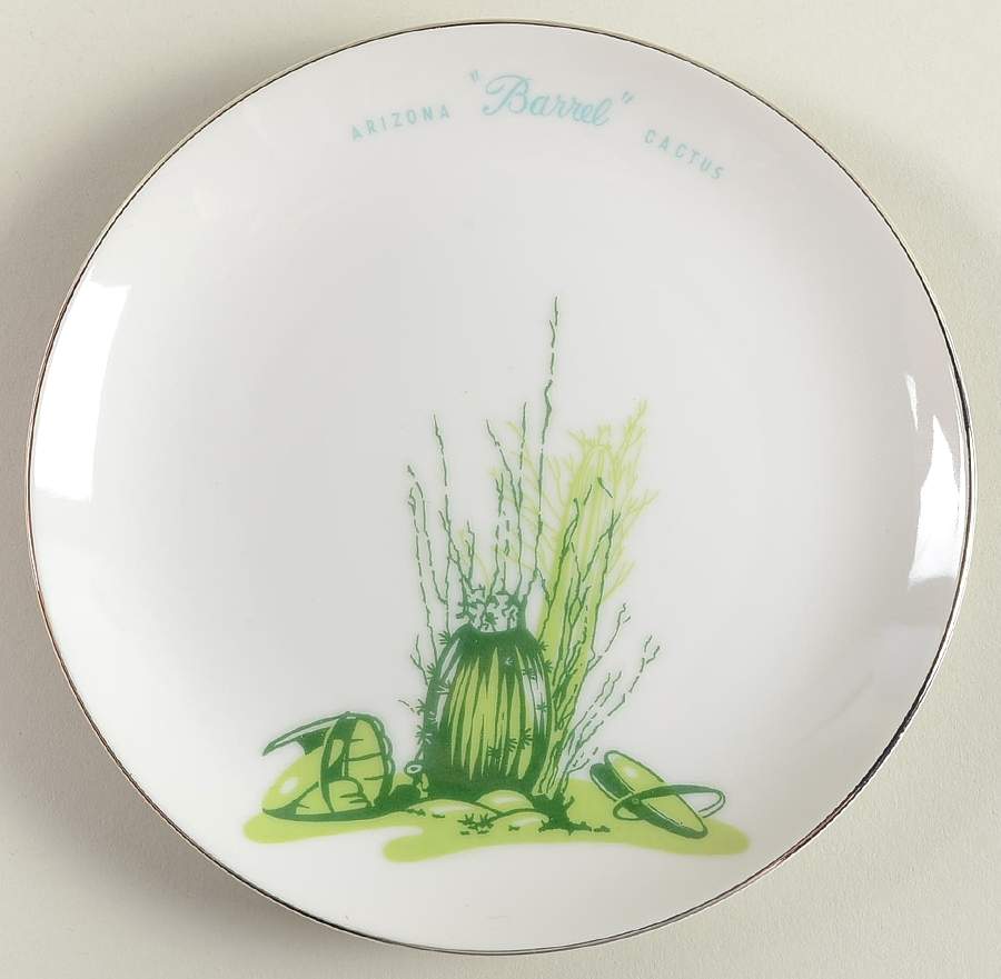 Arizona Cactus Bread & Butter Plate by Blakely-1