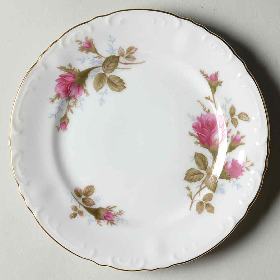 Moss Rose Bread & Butter Plate by Bond (Japan)-1