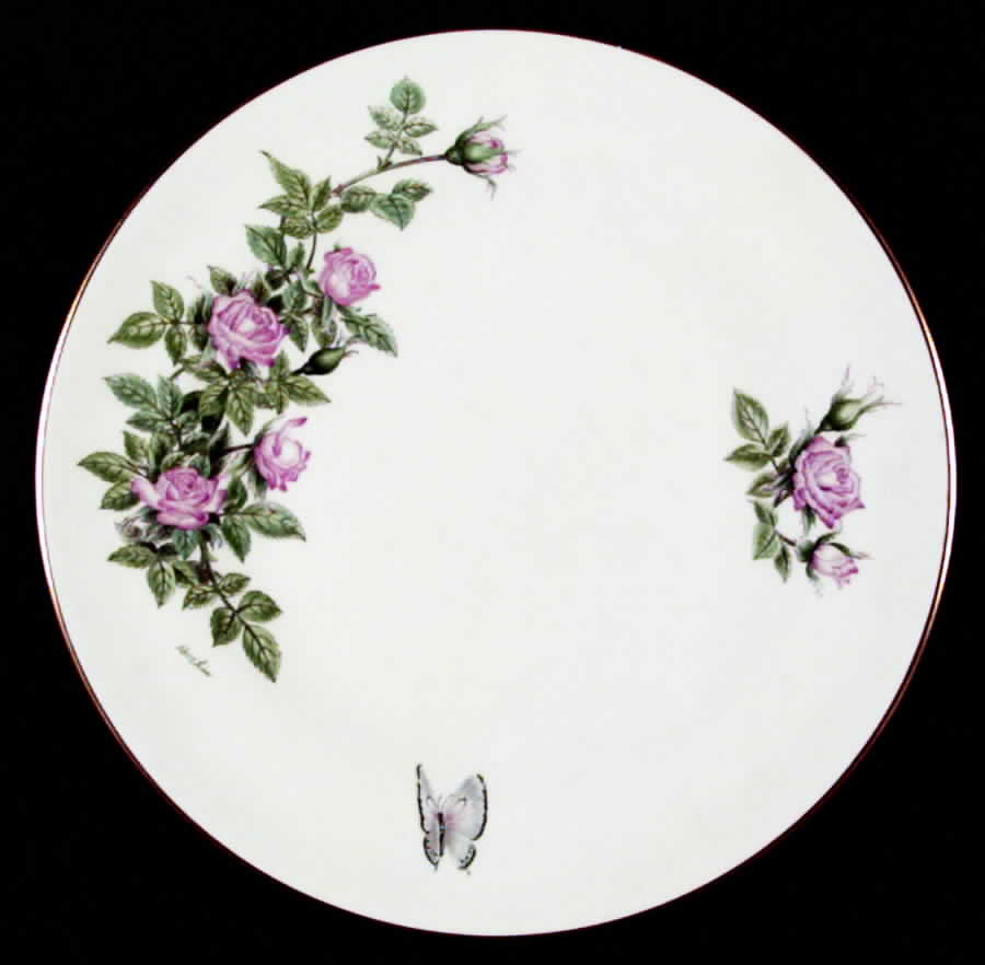 Miniature Rose Salad Plate by Boehm-1