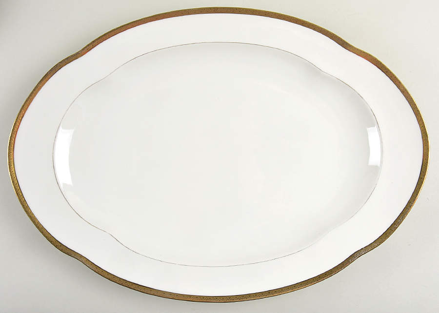 BOG1 18" Oval Serving Platter by George Borgfeldt-1