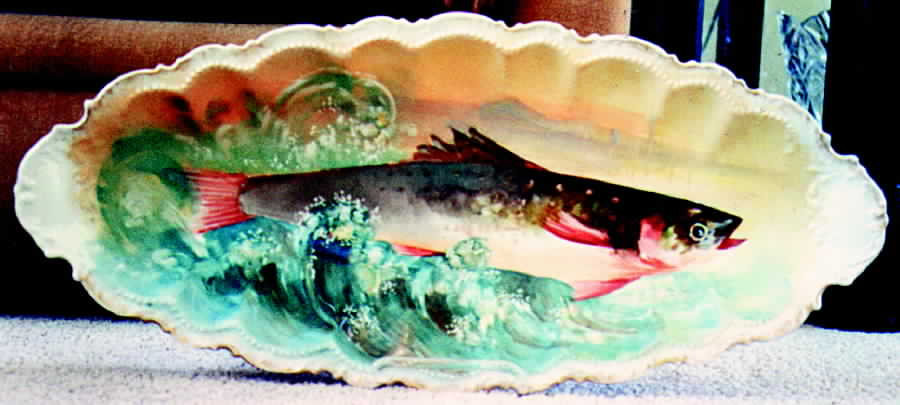 BOG13 16" Oval Serving Platter by George Borgfeldt-1