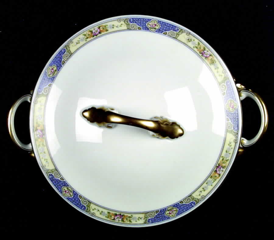 2164 Round Covered Vegetable by Bohemia Ceramic Works-1