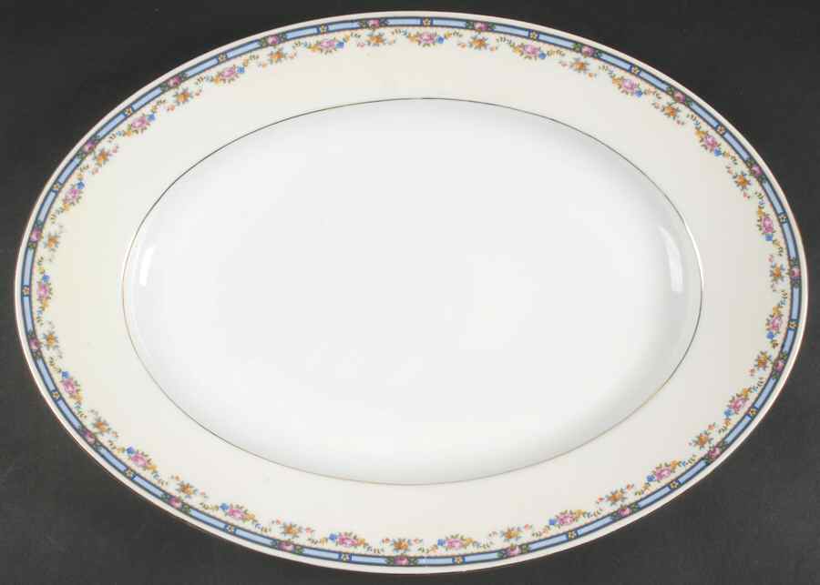 2259 18" Oval Serving Platter by Bohemia Ceramic Works-1