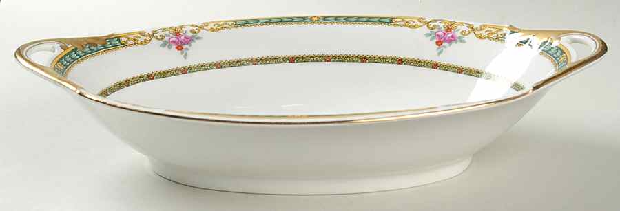 2298 12" Oval Vegetable Bowl by Bohemia Ceramic Works-1