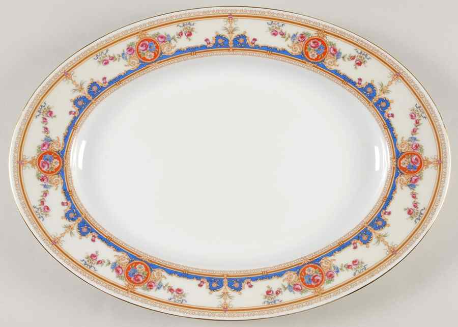 2401 15" Oval Serving Platter by Bohemia Ceramic Works-1