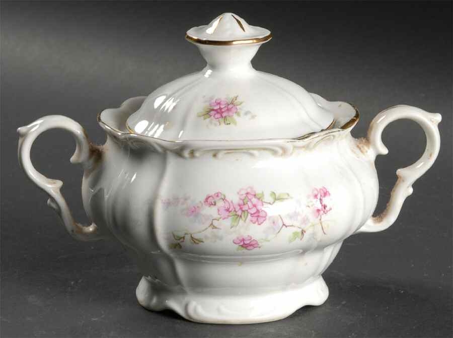 Antoinette Sugar Bowl & Lid by Bohemia Ceramic Works-1