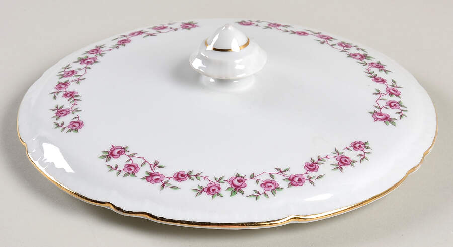 Antoinette Lid for Round Vegetable by Bohemia Ceramic Works-1