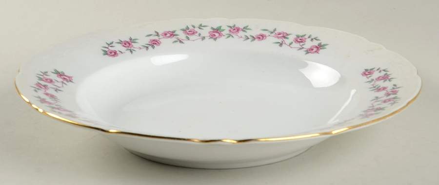 Antoinette Rim Soup Bowl by Bohemia Ceramic Works-1