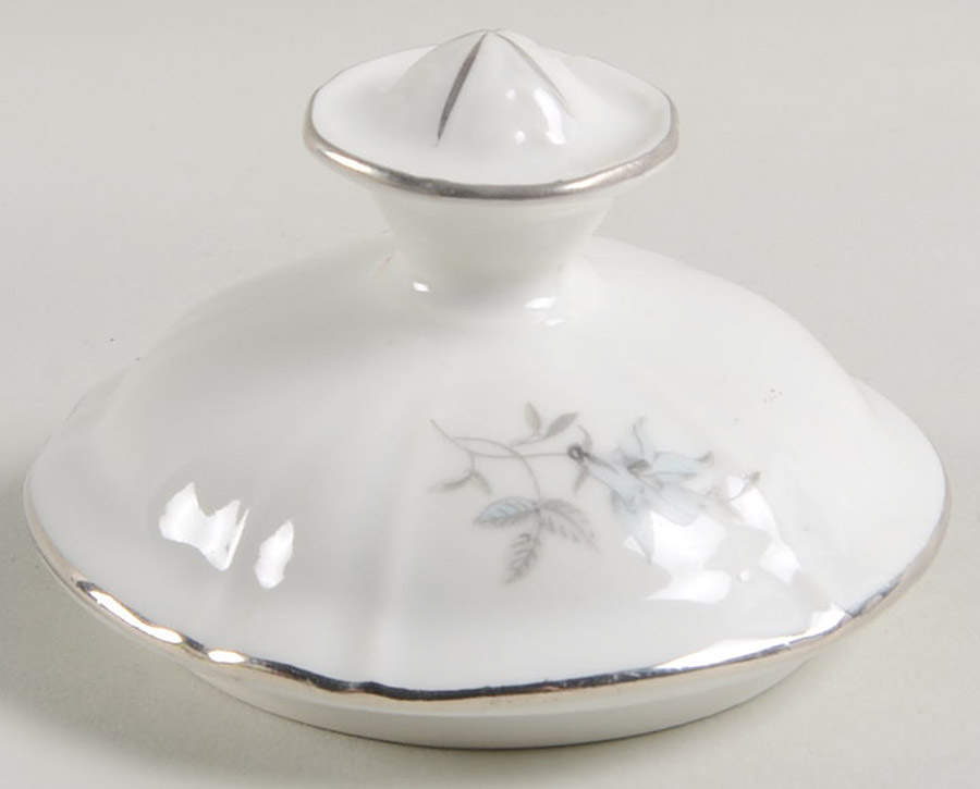 Blue Fantasy Lid for Sugar Bowl by Bohemia Ceramic Works-1