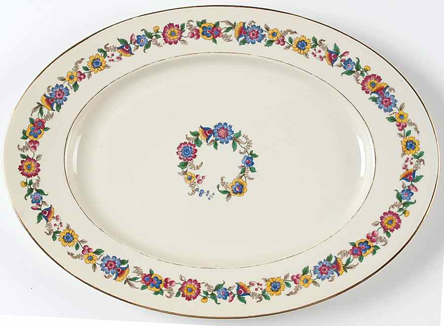 BOH20 13" Oval Serving Platter by Bohemia Ceramic Works-1