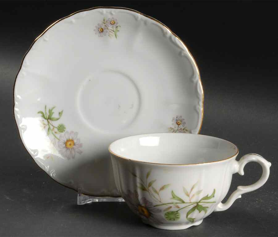 BOH25 Flat Cup & Saucer Set by Bohemia Ceramic Works-1