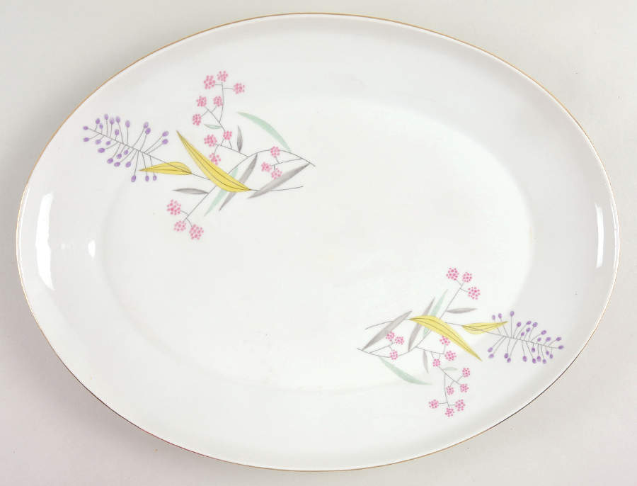 BOH4 13" Oval Serving Platter by Bohemia Ceramic Works-1
