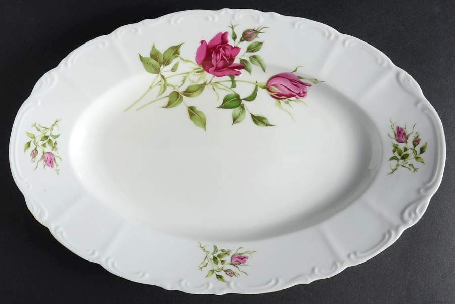 BOH46 13" Oval Serving Platter by Bohemia Ceramic Works-1