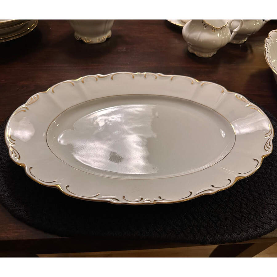 BOH53 14" Oval Serving Platter by Bohemia Ceramic Works-1