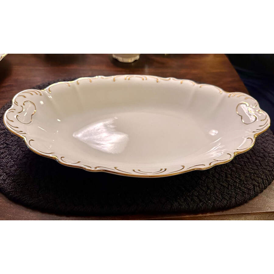BOH53 12" Oval Serving Platter by Bohemia Ceramic Works-1