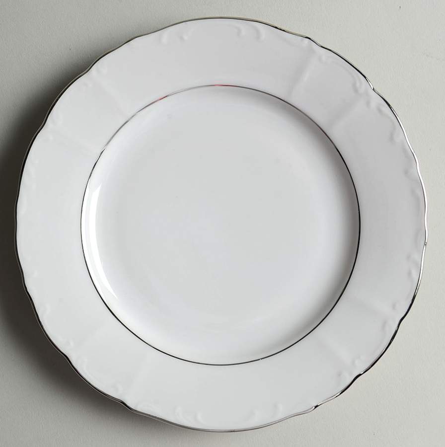 Contessa Platinum Salad Plate by Bohemia Ceramic Works-1
